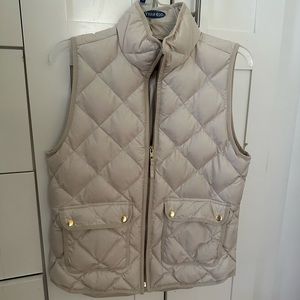 J CREW QUILTED PUFFER VEST